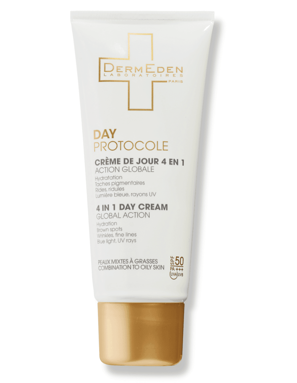Dermeden Crème De Jour SPF50 Peaux Mixtes Grasses 50ml
