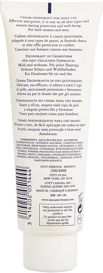 Eau de Lancaster deodorant cream 125ml