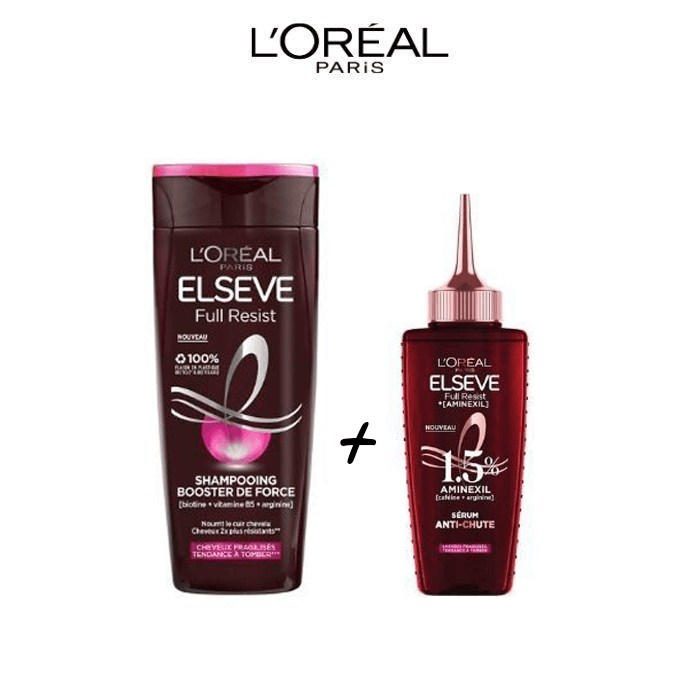 L'Oréal Paris Elseve Fall Resist Aminexil Shampooing 200ml + Serum 100ml