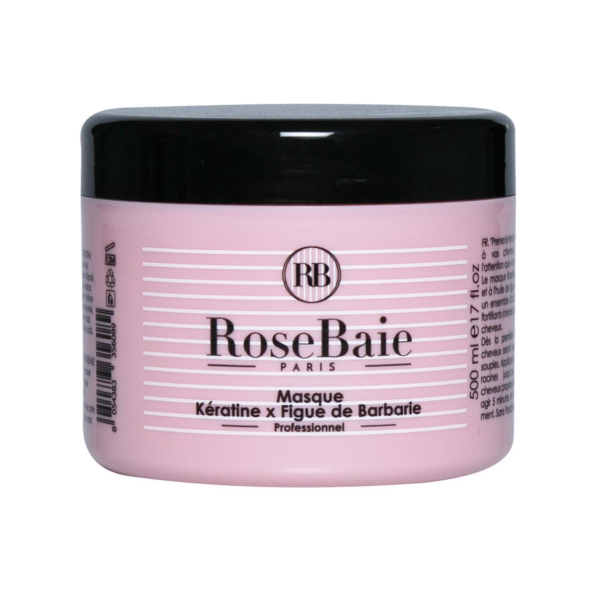 Rose Baie Masque À La Kératine Et À L'huile De Figue De Barbarie