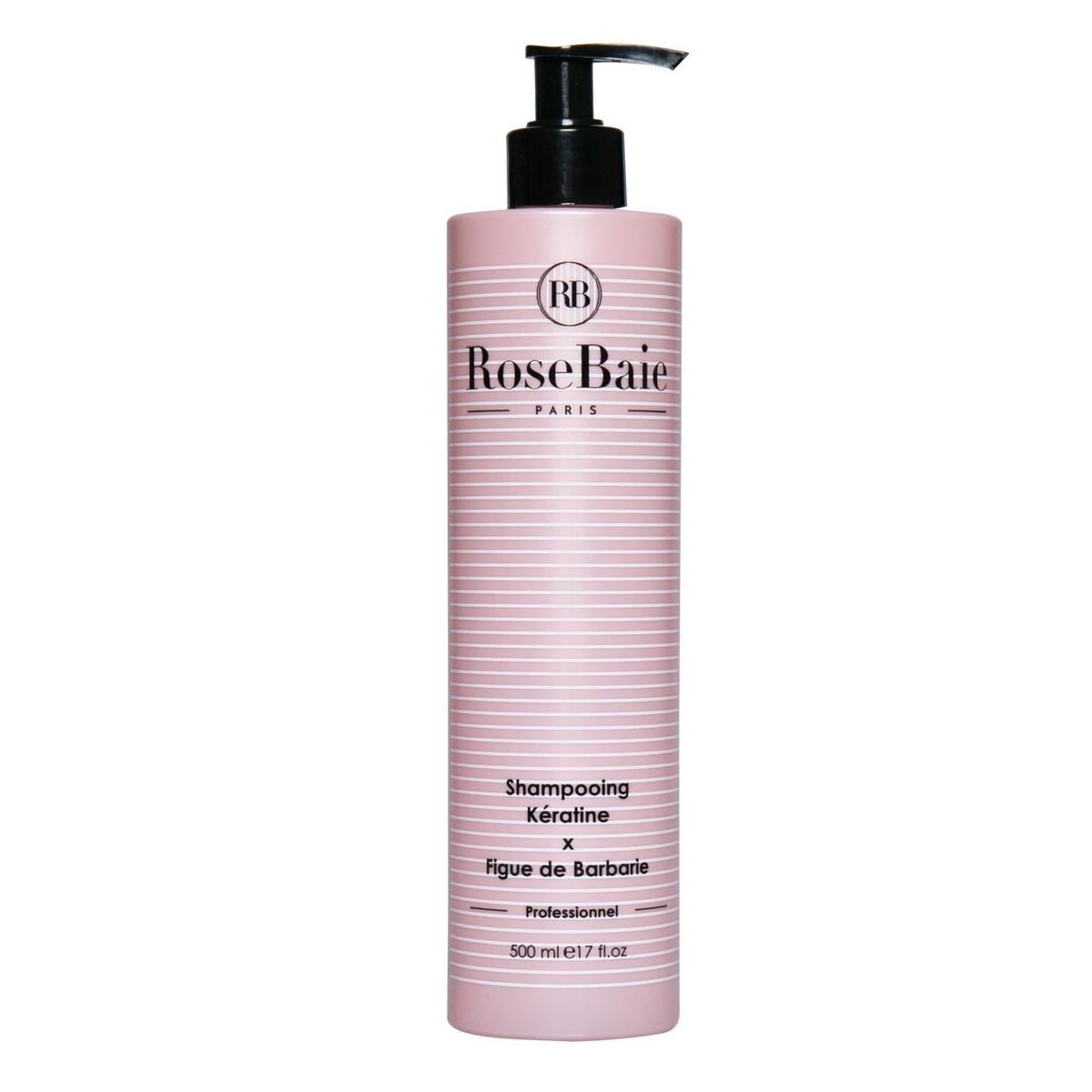 Rose Baie Shampoing À La Kératine Et À L'huile De Figue De Barbarie