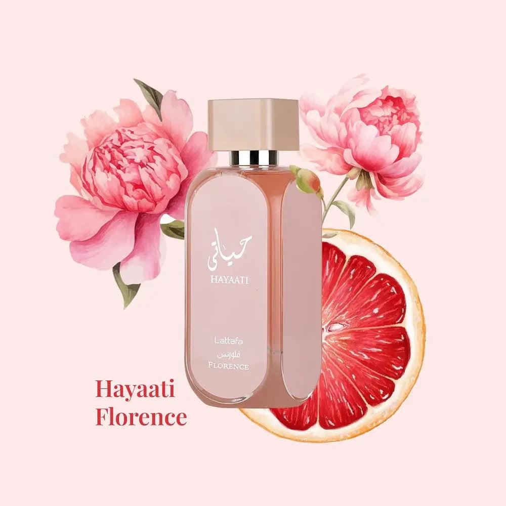 Lattafa Hayaati Florence Eau de Parfum Pour Femme 100ml