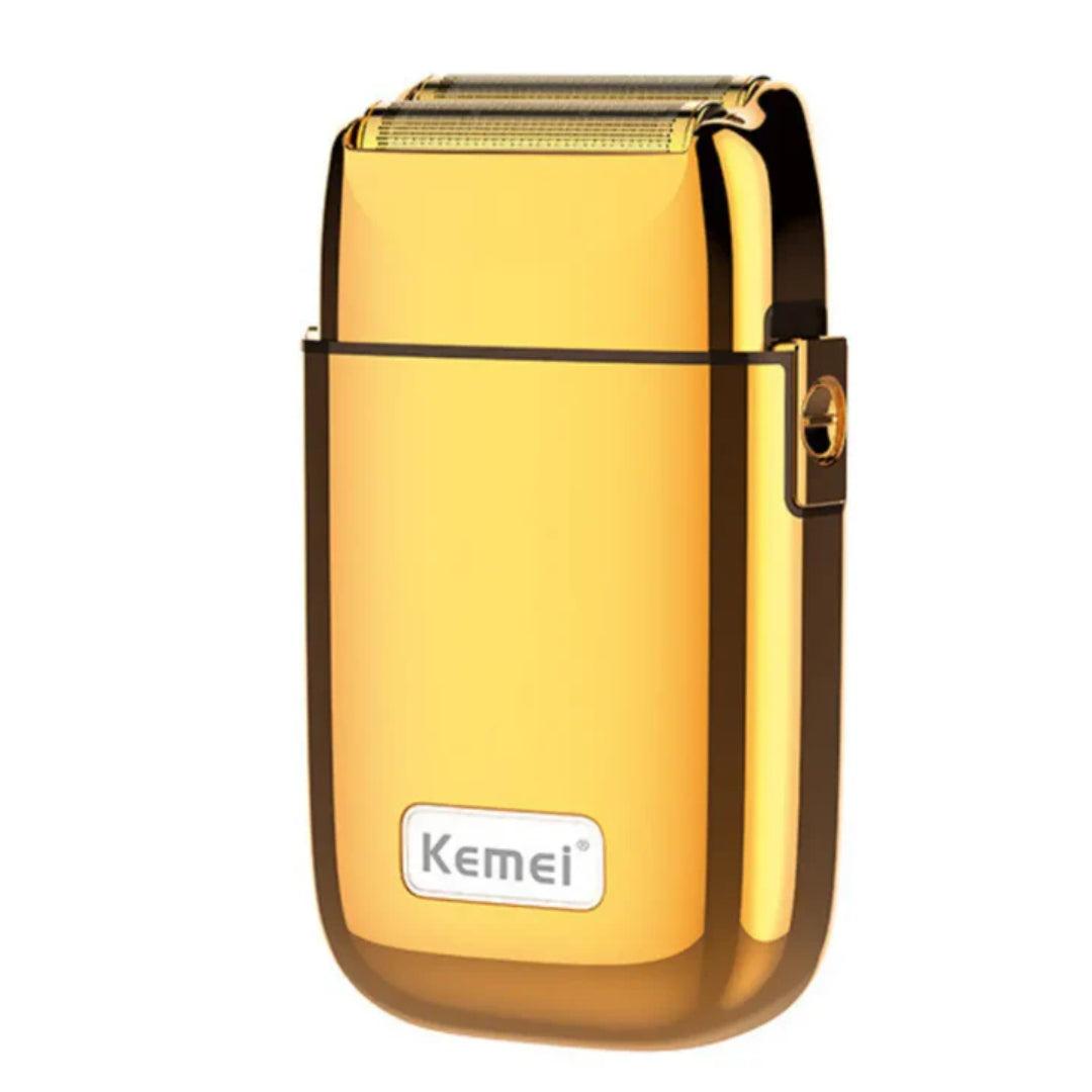 Kemei KM-TX1 Rasoir électrique rechargeable Avec chargement USB, en métal, pour homme.