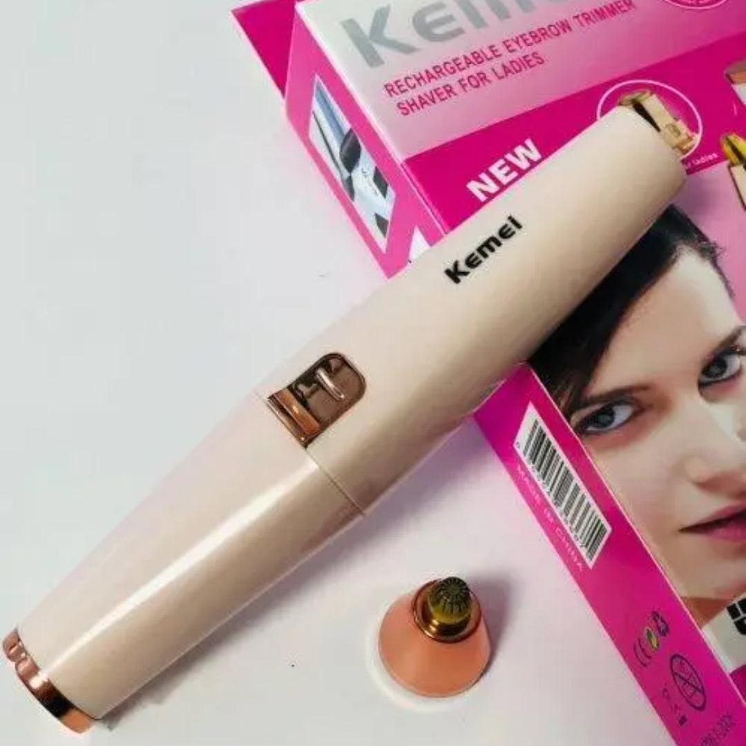 Kemei KM 6667 Épilateur 2 in 1 visage femme rechargeable Tondeuse visage facile à utiliser