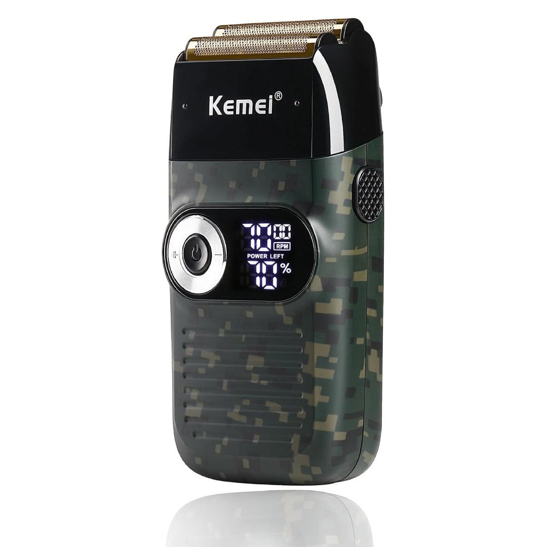 Kemei KM-2027 Tondeuse Rasoir électrique rechargeable des hommes, Coupe-barbe