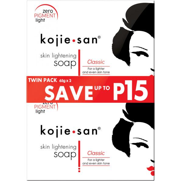 Kojie San Savon éclaircissant pour la peau 65g (lot de 2)