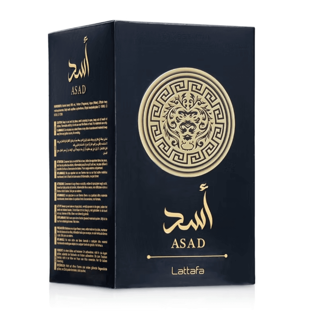 Lattafa Asad Noir Eau de Parfum Pour Homme 100ml