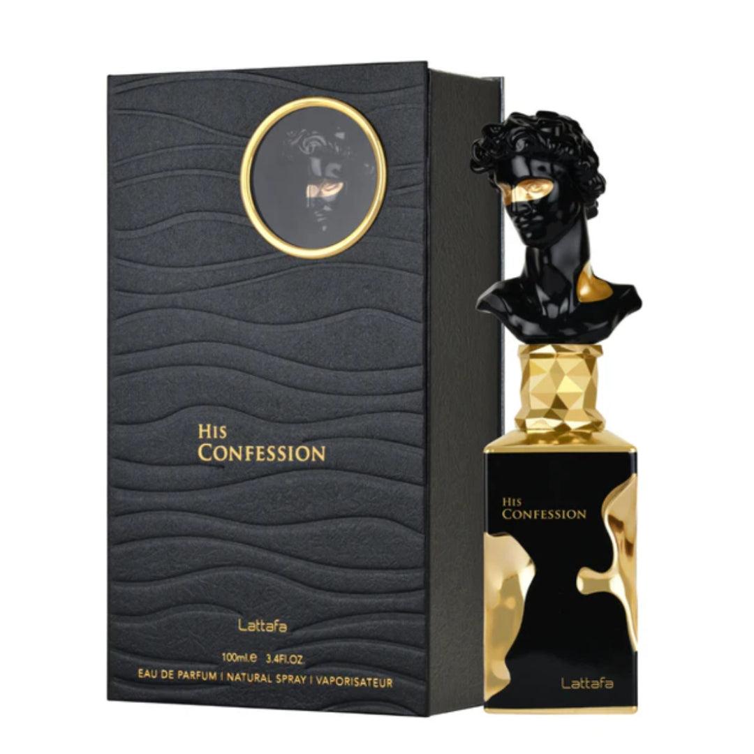 Lattafa HIS Confession Noir Eau de Parfum Pour Homme 100m