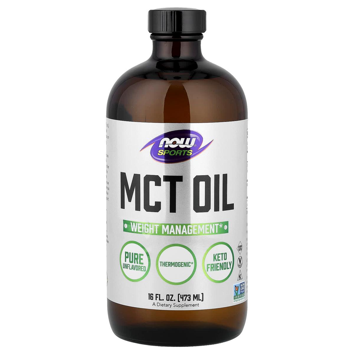 Now Foods , Sports, MCT Oil, Unflavored, 473 ml