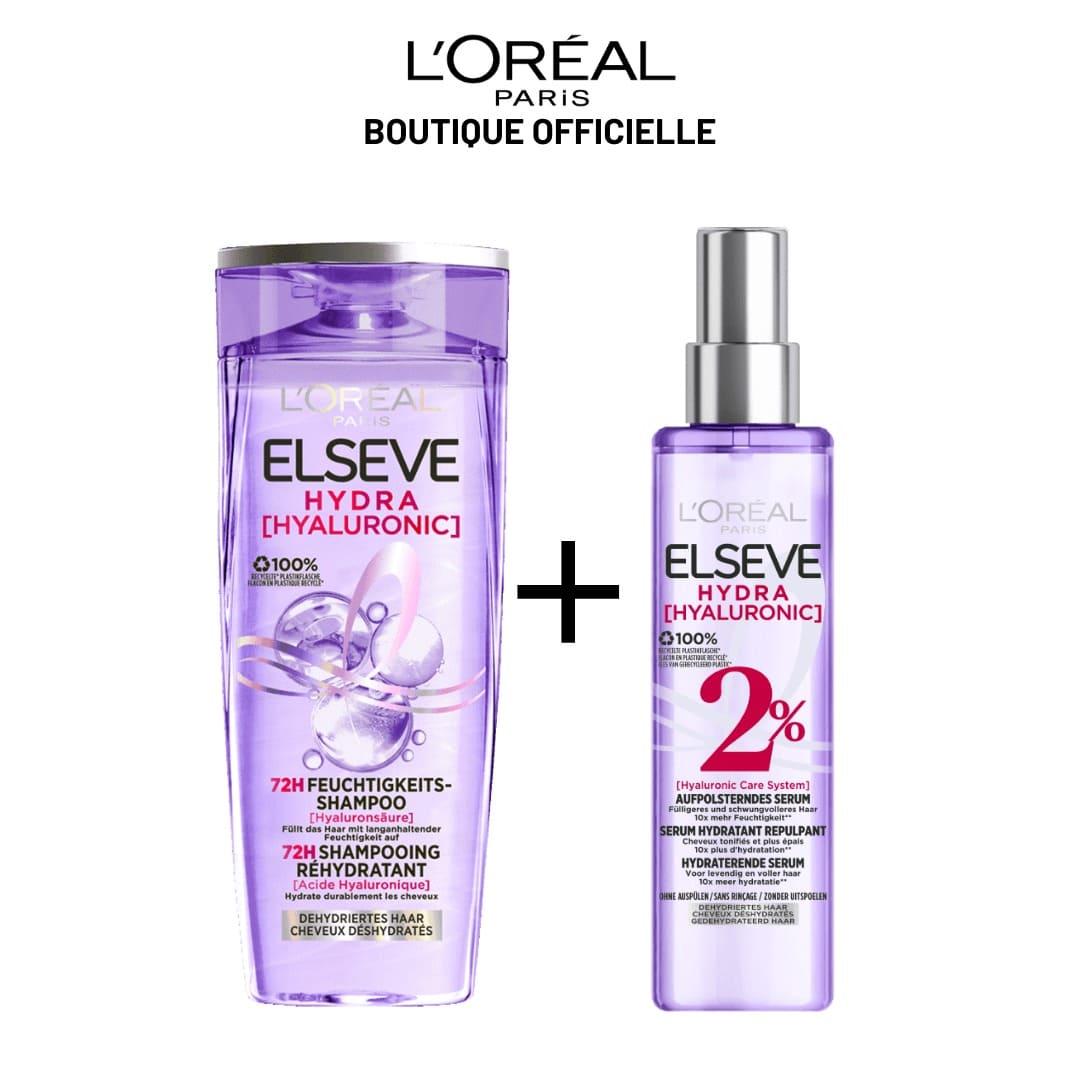 L'Oréal Paris Elseve Hyauron Repulp Shampooing 200 ml + Sérum cheveux