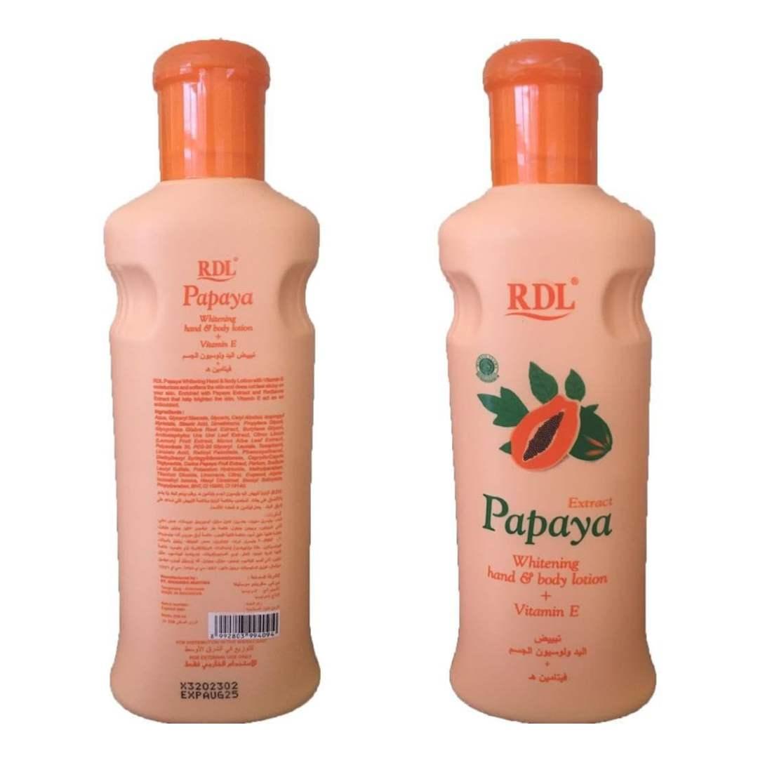 RDL Papaya Extract Whitening Hand Body Lotion 200ml