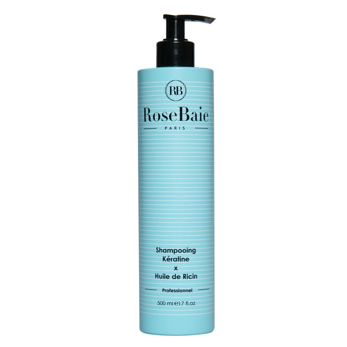 Rose Baie Shampoing À La Kératine Et À L'huile De Ricin