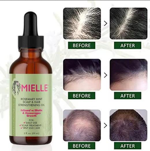 Mielle Huile fortifiante pour cuir chevelu et cheveux au romarin et à la menthe