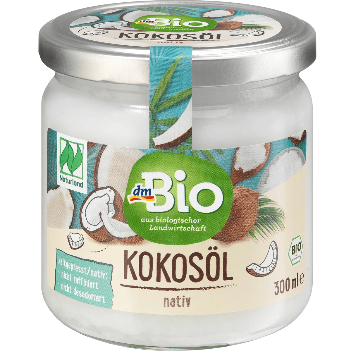 Balea Dm Bio Huile de coco bio Nourrit peau et cheveux 300 ml