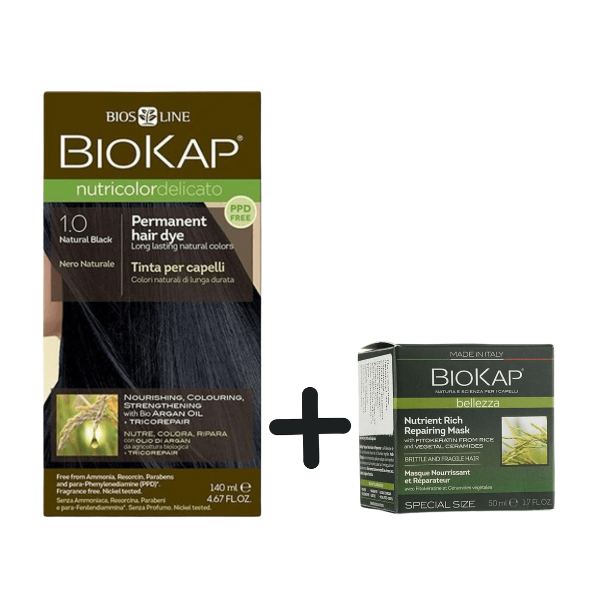 Biokap Nutricolor Delicato Coloration Naturelle pour Cheveux Délicats