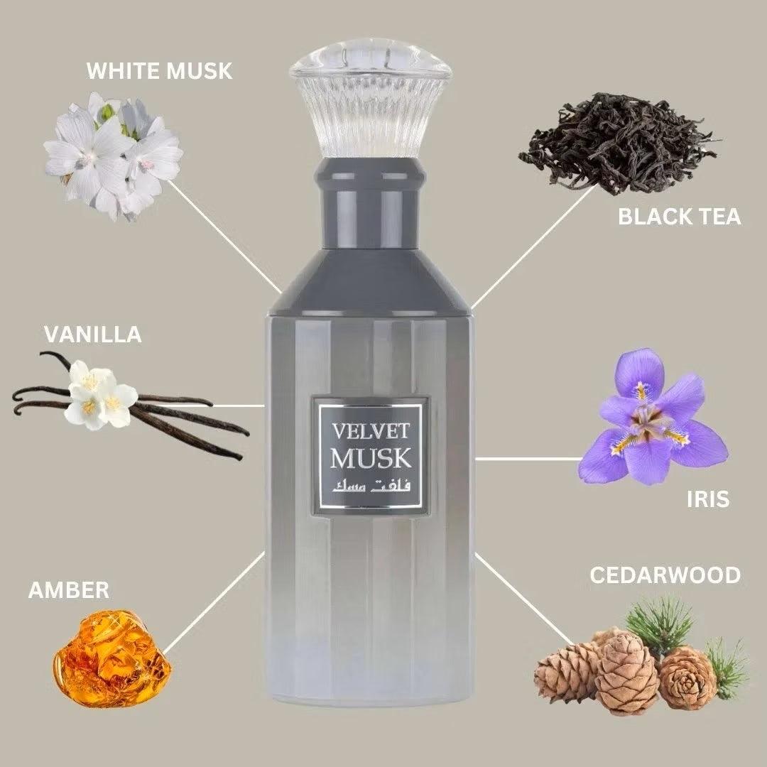 Lattafa Velvet Musk Eau de Parfum pour Homme et Femme 100ml