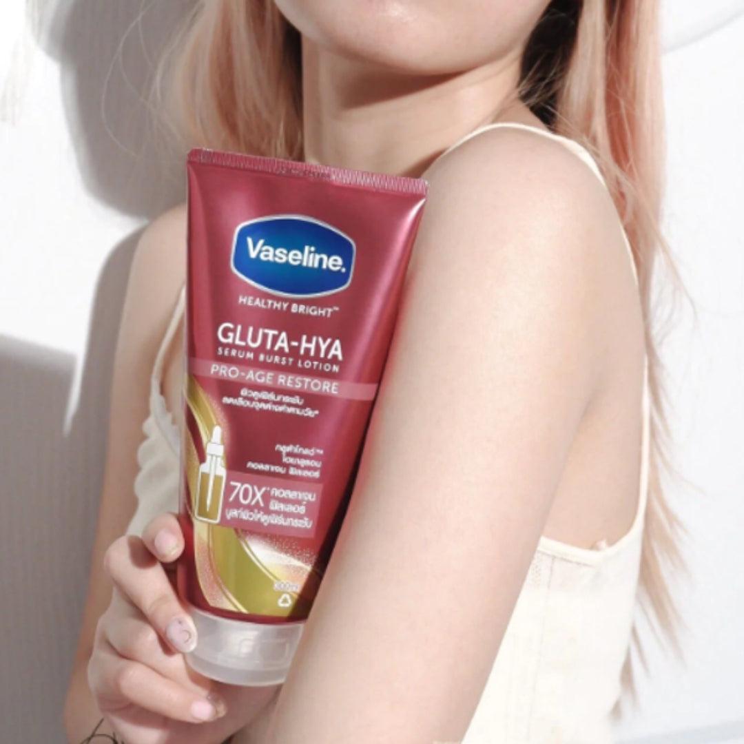 Vaseline Gluta-Hya Serum Burst Lotion Pro-Age Restore