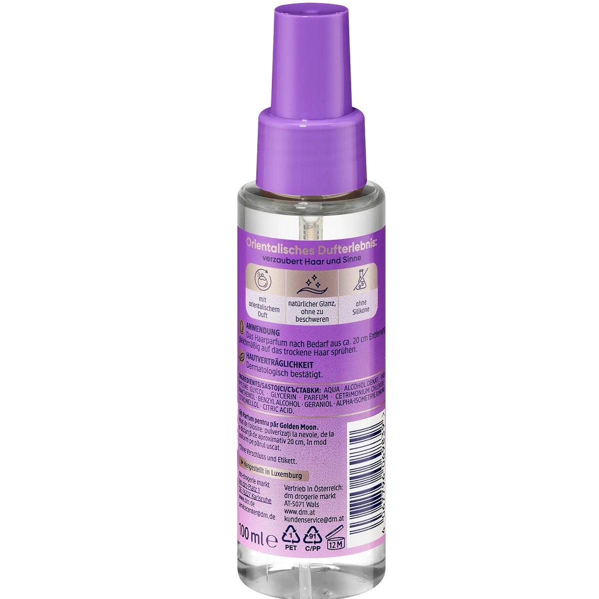 Balea Parfum pour les cheveux Golden Moon
