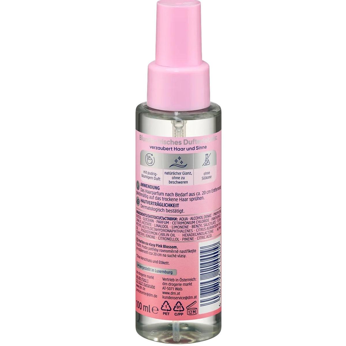Balea Parfum pour les cheveux Pink Blossom