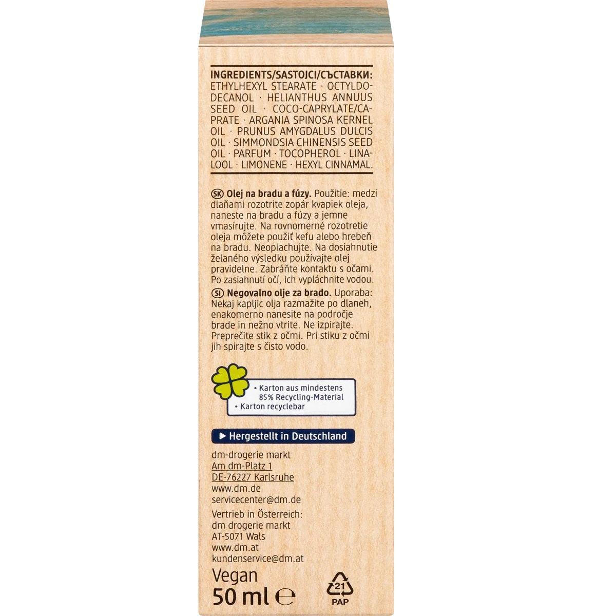 Balea Men Huile pour barbe, 50 ml