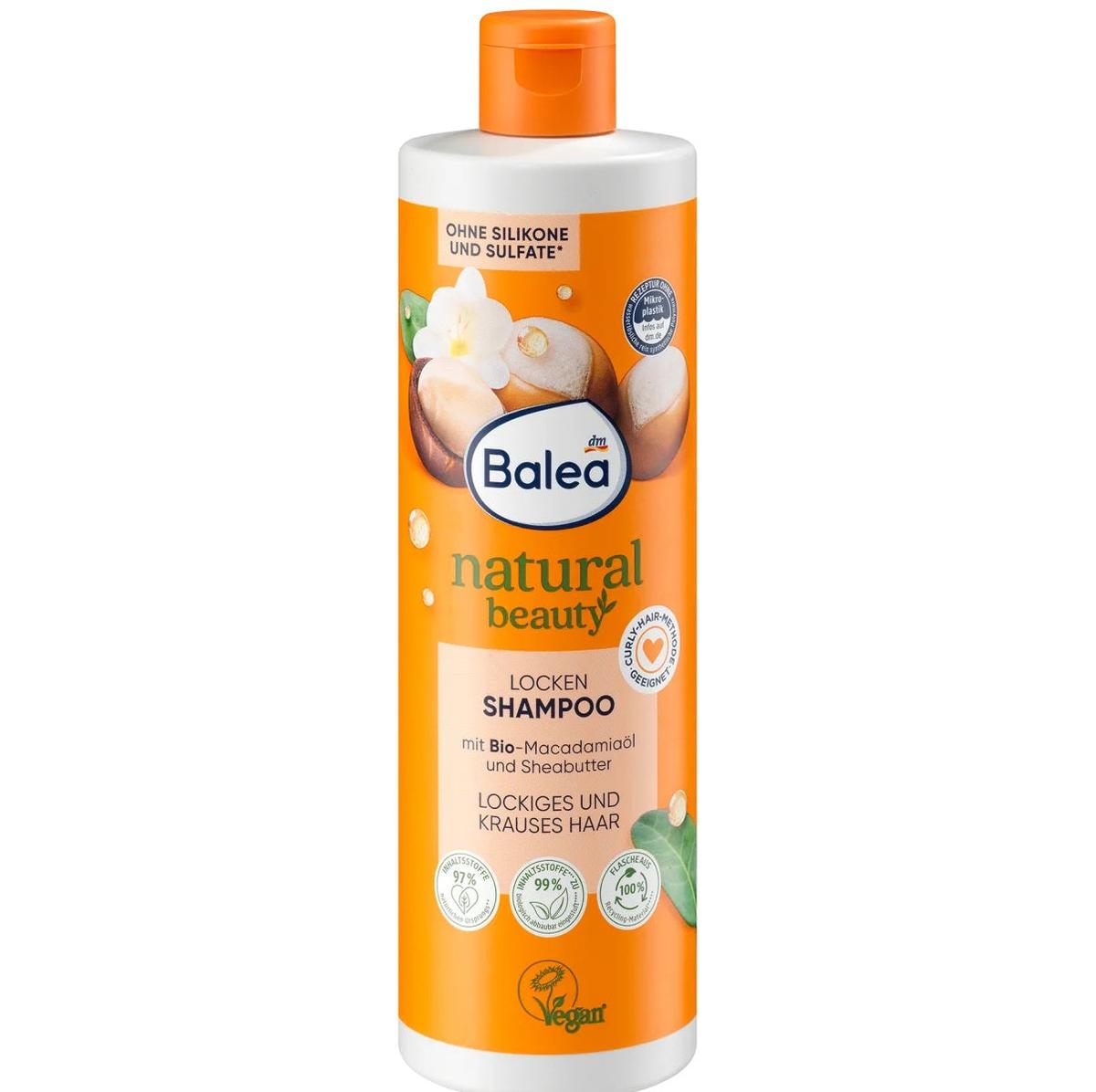Balea Shampooing Natural beauty boucles