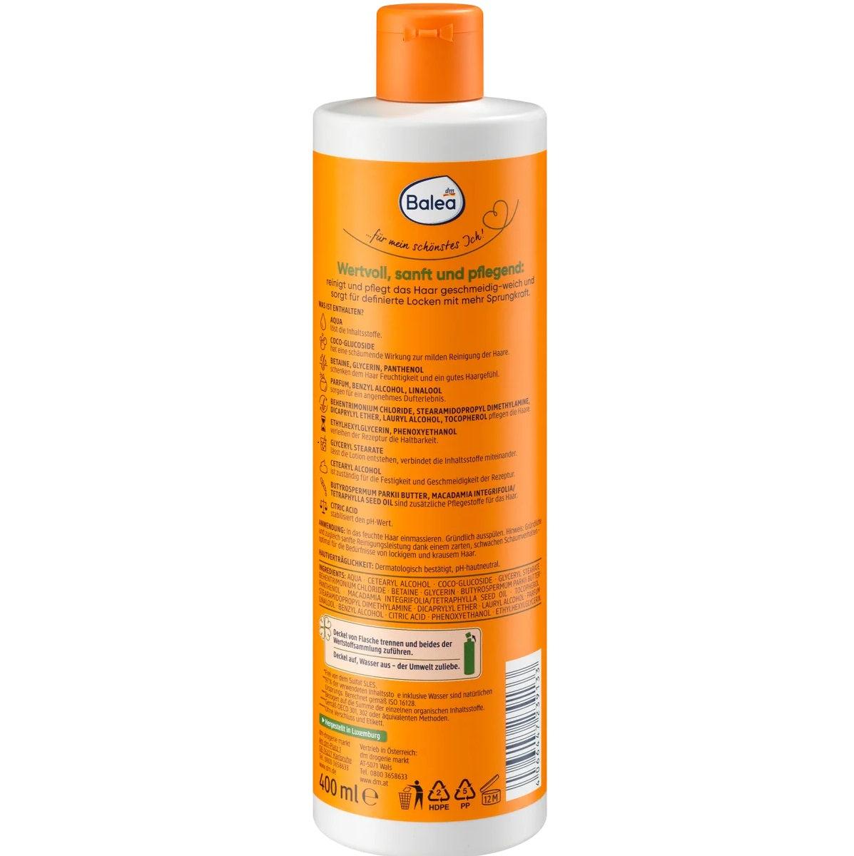 Balea Shampooing Natural beauty boucles