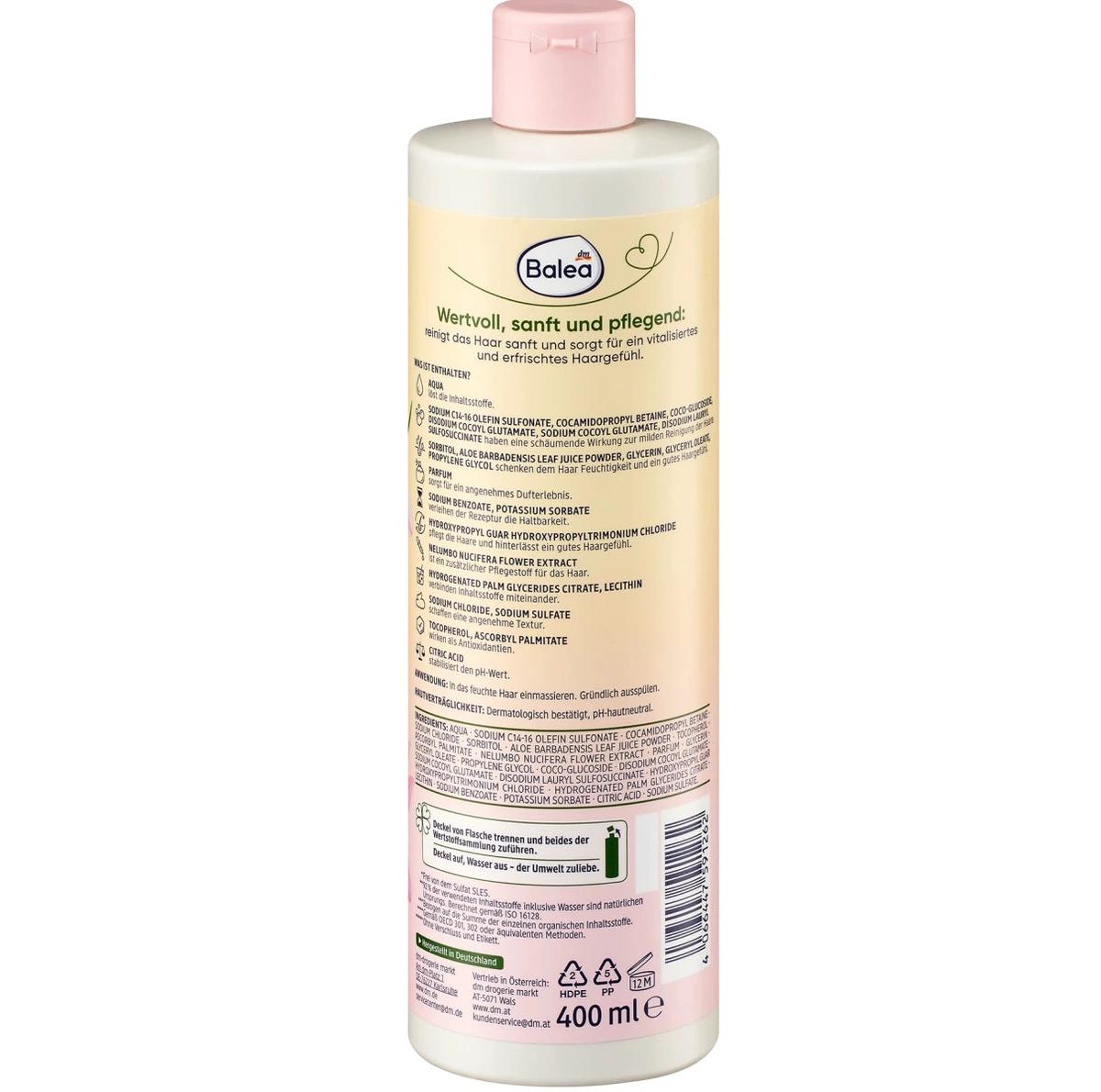 Balea Shampooing Natural Beauty tonifiant
