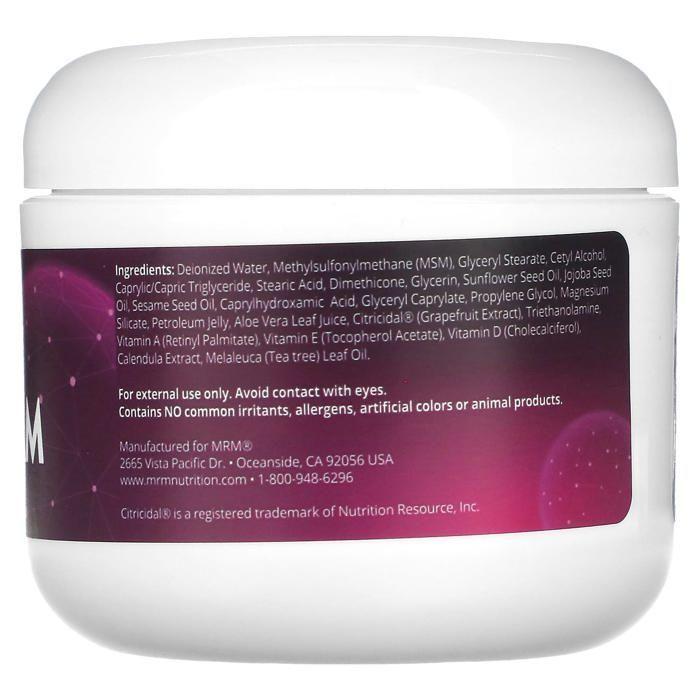 MRM Nutrition , Crème au MSM, 113 g