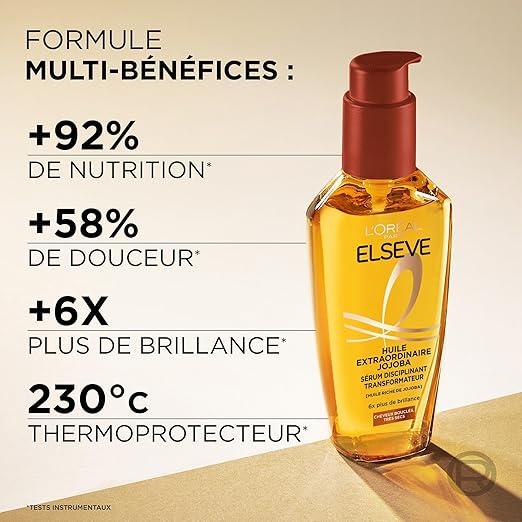 L'Oréal Paris elseve huile extraordinaire jojoba soin transformateur 100ml