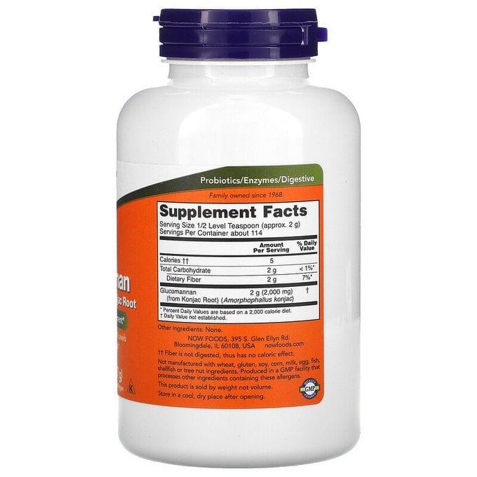 Now Foods Glucomannane, Poudre pure, 227 g