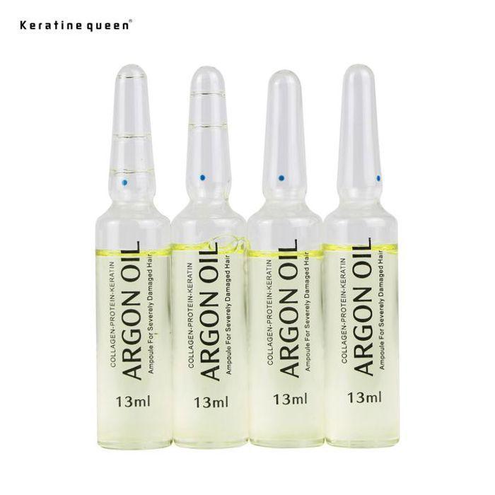 Keratine Queen Ampoules pour cheveux abîmés à l'huile d'argan (13 ml * 10 pièces)