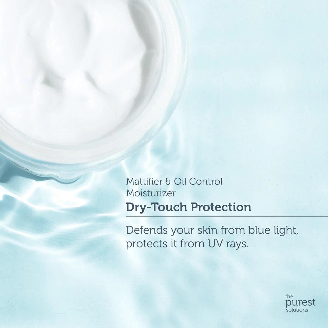 The Purest Solutions Matte Finish Sunscreen For Oily Skin 50+ SPF Dry Touch Protection Mattifying & Oil-Control Moisturizer