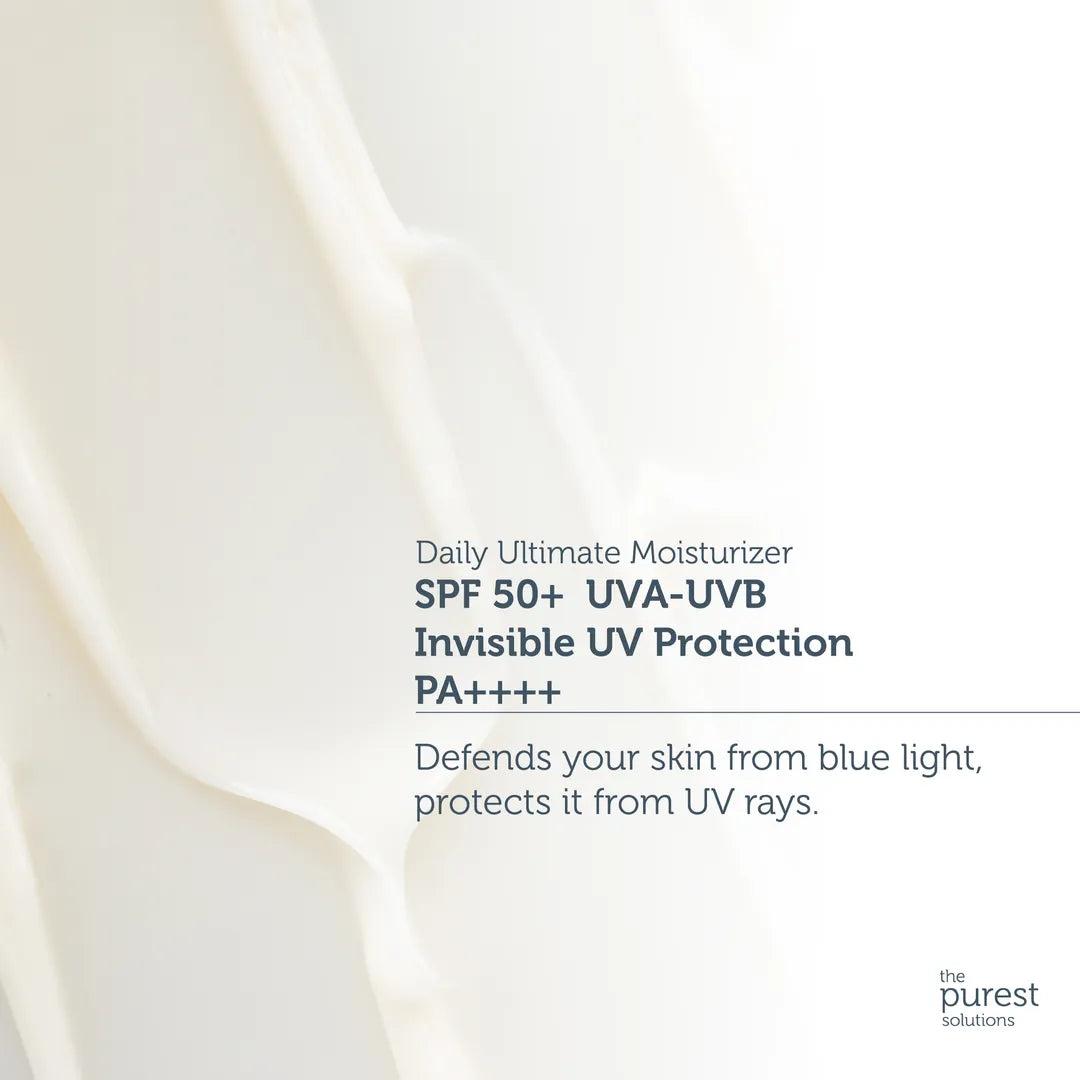 The Purest Solutions Invisible UV Protection Daily Intensive Moisturizer Spf 50+