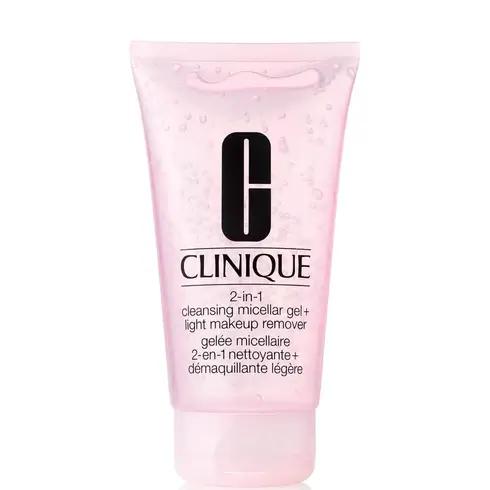Clinique 2-IN-1 CLEANSING MICELLAR GEL+LIGHT MAKEUP REMOVER 150ML