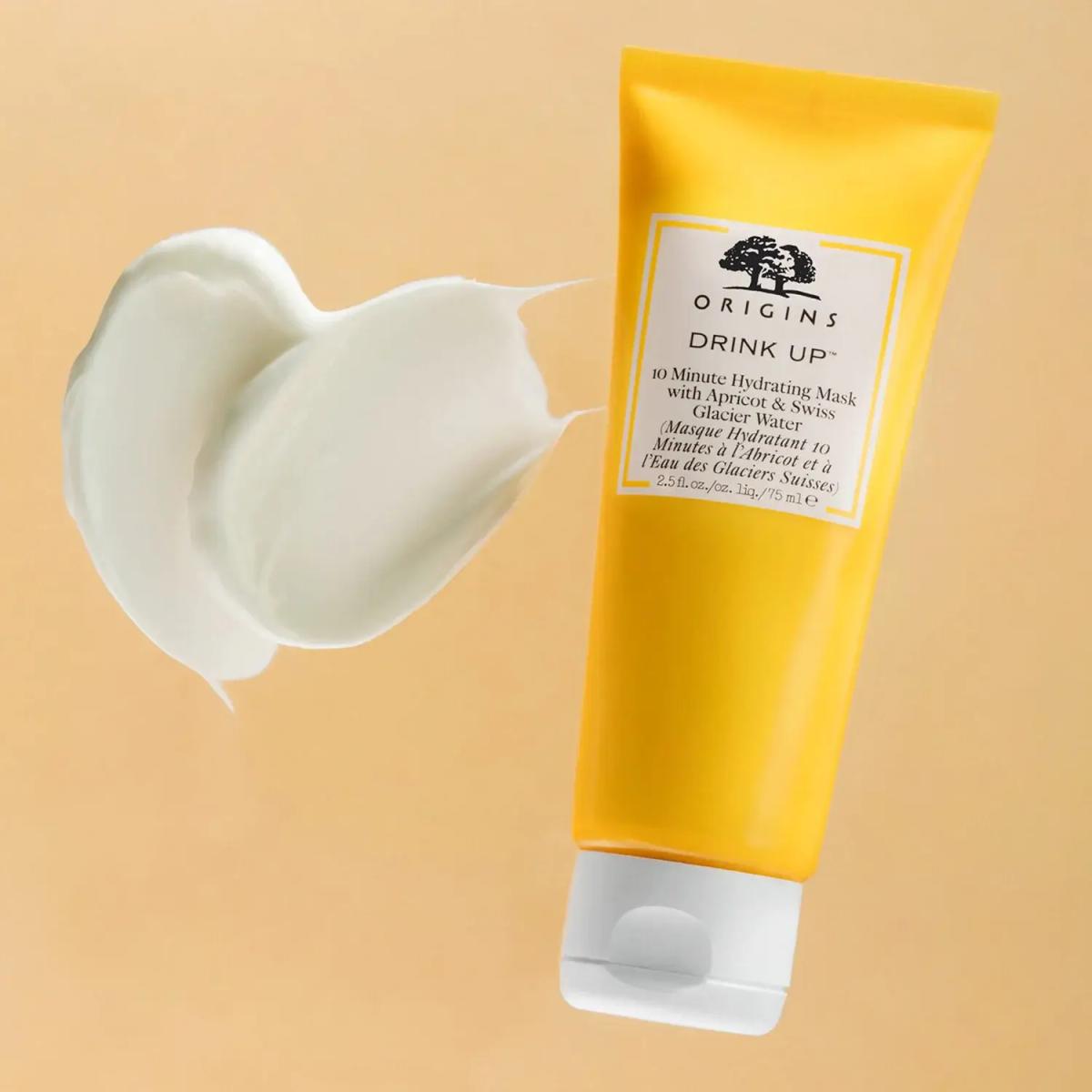 ORIGINS DRINK UP MASQUE HYDRATANT 10 MINUTES A L'ABRICOT ET A LEAU DES GLACIERS