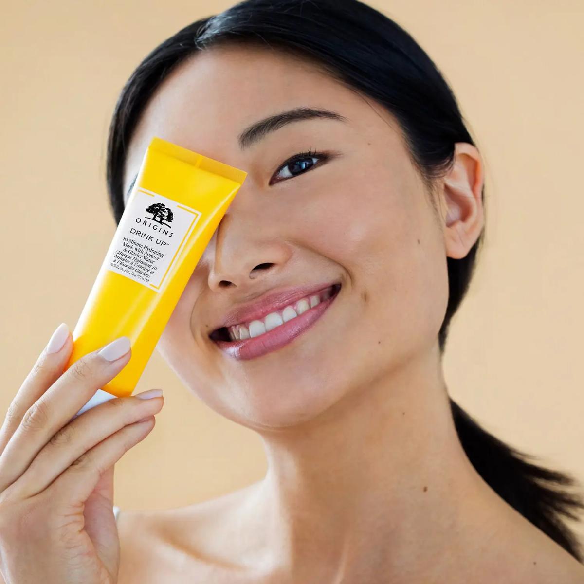 ORIGINS DRINK UP MASQUE HYDRATANT 10 MINUTES A L'ABRICOT ET A LEAU DES GLACIERS