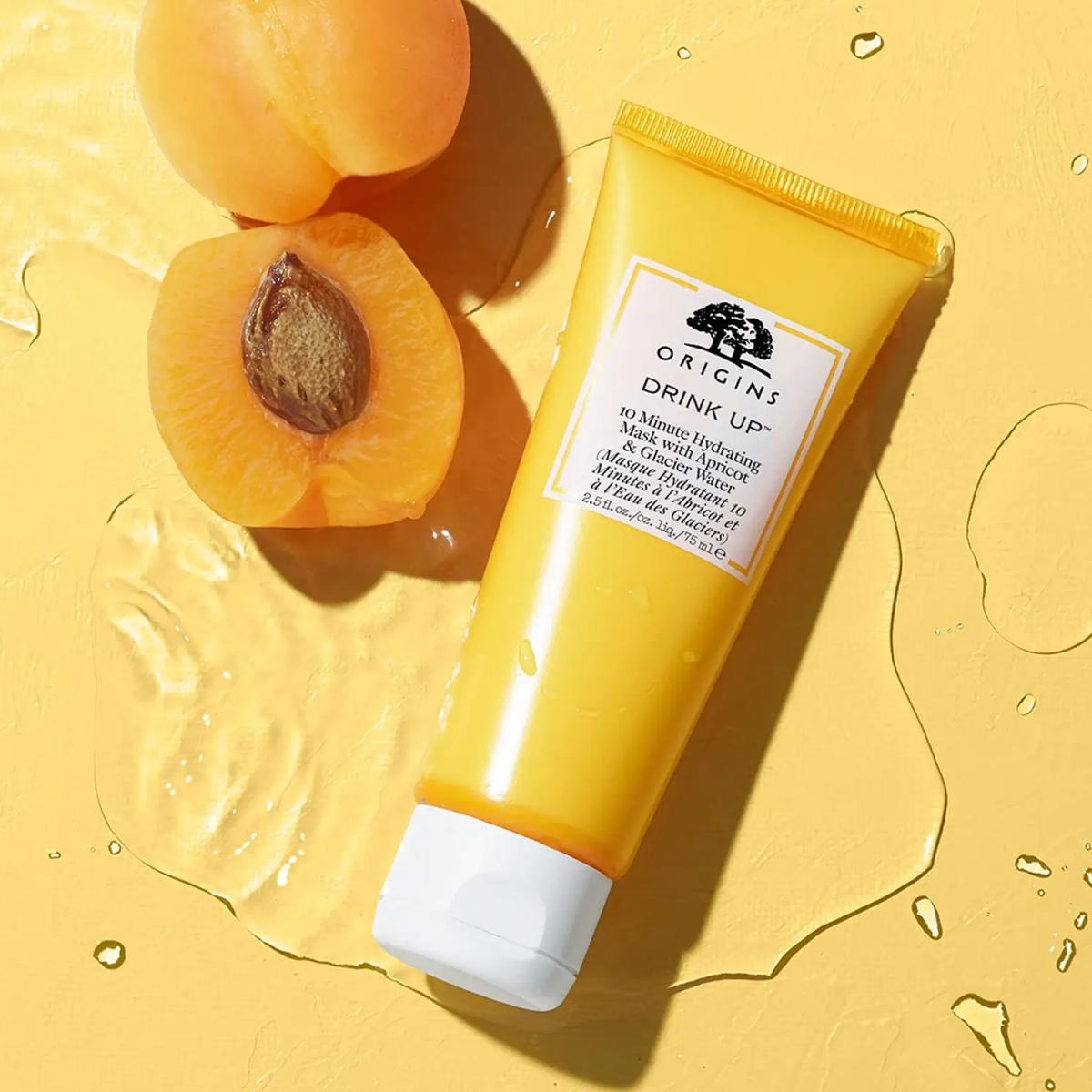 ORIGINS DRINK UP MASQUE HYDRATANT 10 MINUTES A L'ABRICOT ET A LEAU DES GLACIERS