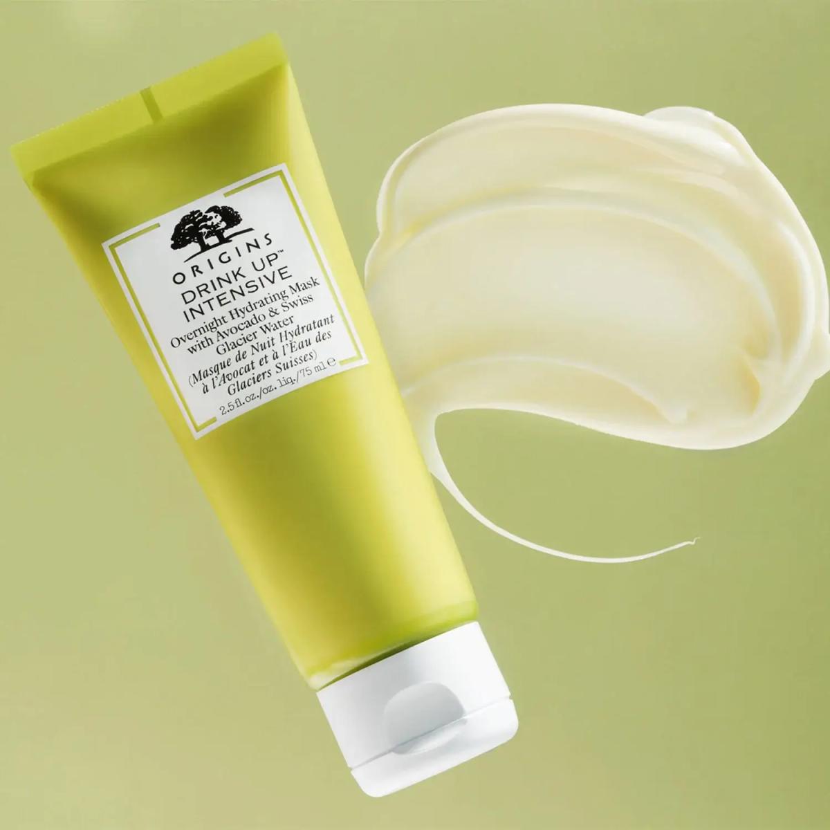 ORIGINS DRINK INTENSIVE MASQUE DE NUIT HYDRATANT A L'AVOCAT ET A L'EAU DES GLACIERS