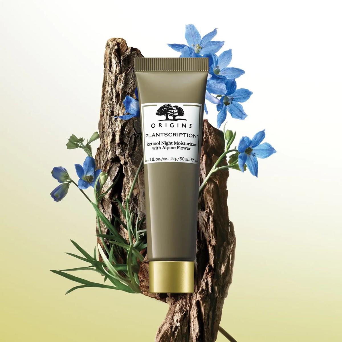 ORIGINS PLANTSCRIPTION SOIN HYDRATANT DE NUIT AU RETINOL ENRICHI AUX FLEURS ALPINES