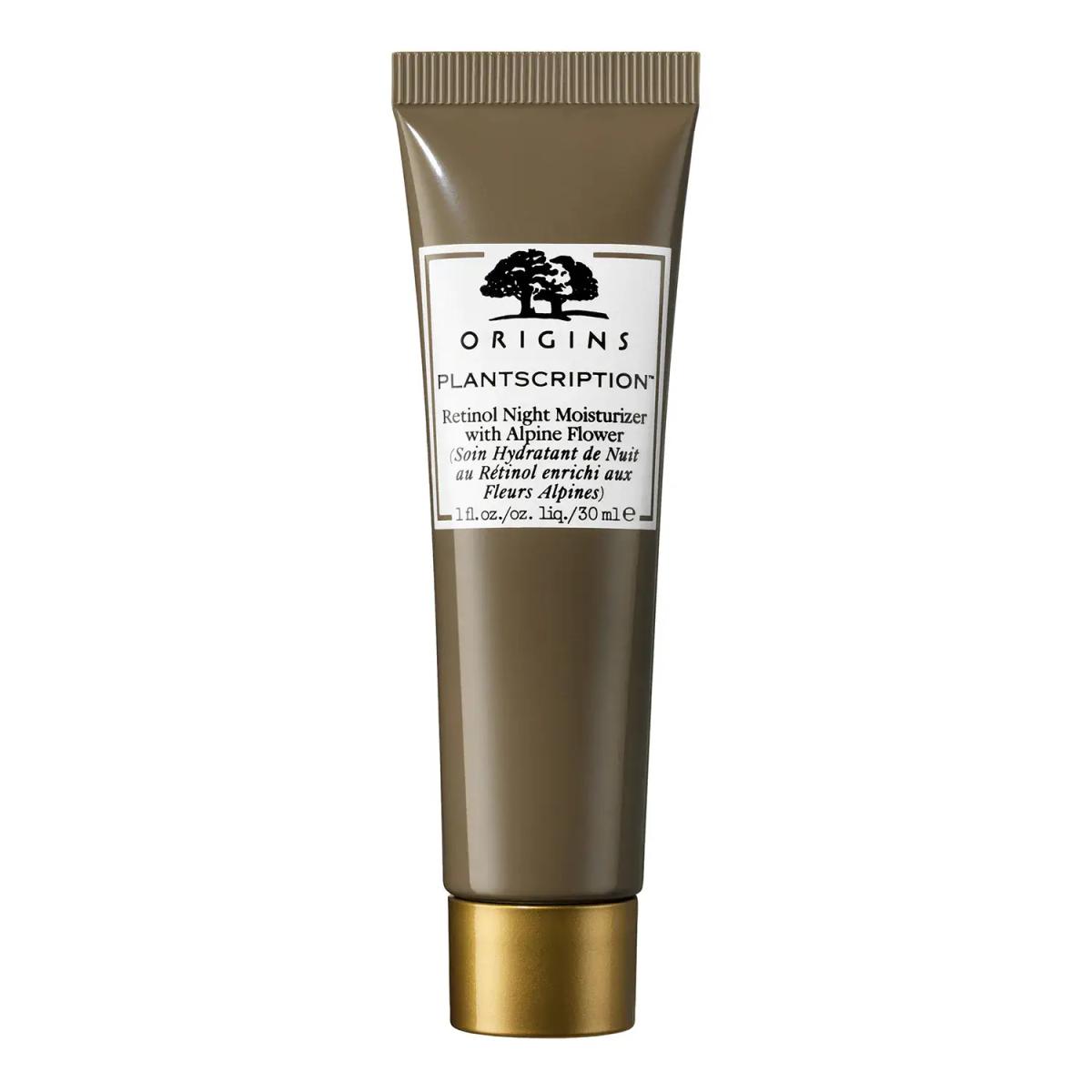 ORIGINS PLANTSCRIPTION SOIN HYDRATANT DE NUIT AU RETINOL ENRICHI AUX FLEURS ALPINES