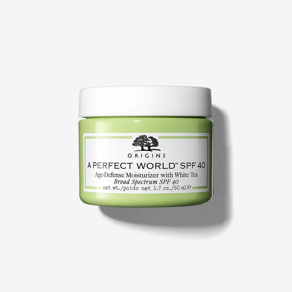 ORIGINS A PERFECT WORLD SPF 40 SOIN HYDRATANT PREVENTION ANTI-AGE AU THE BLANC