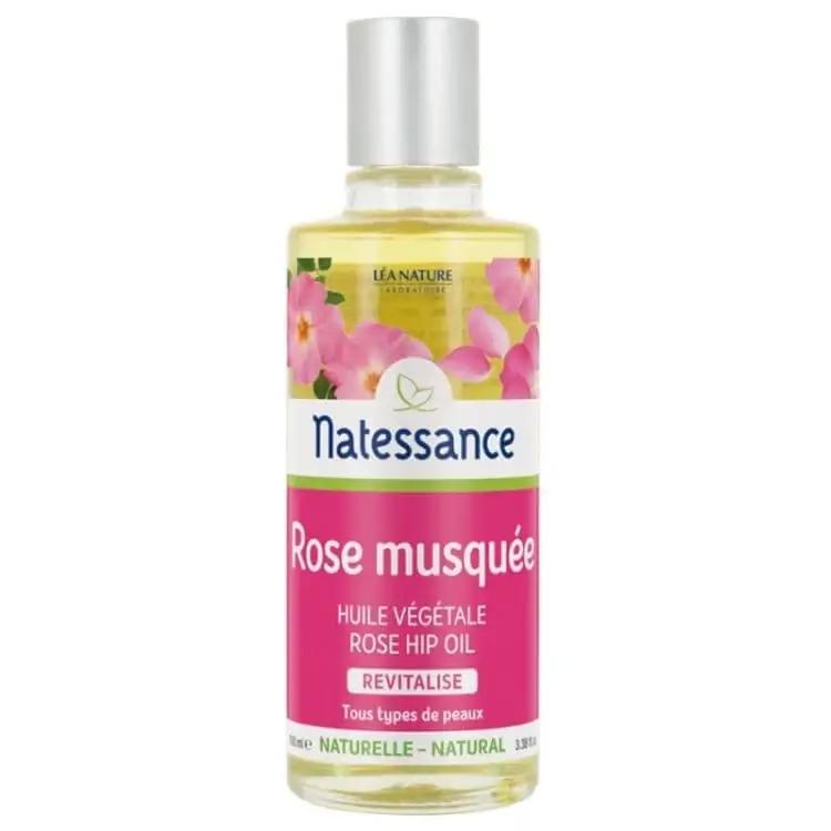 Natessance Huile de Rose Musquée Réparatrice Et Anti-Âge 100 ml