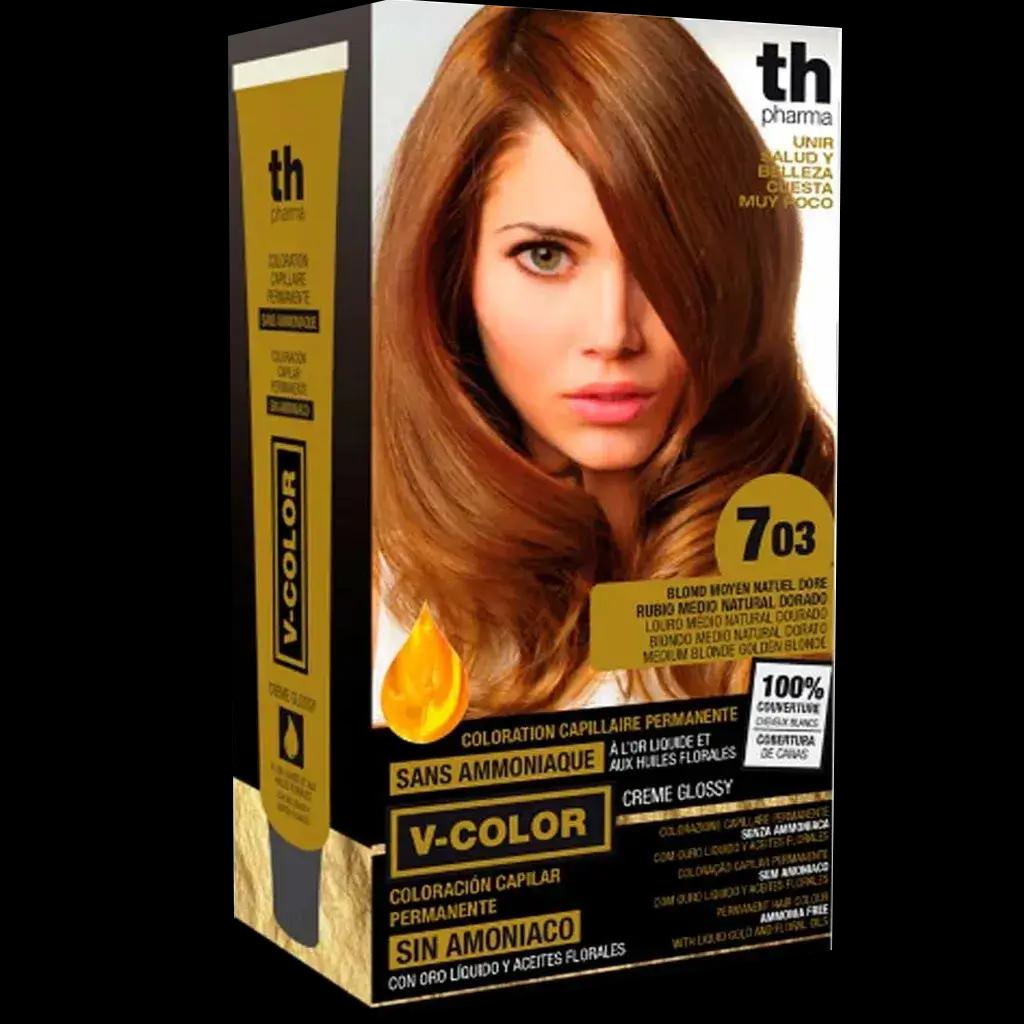 TH PHARMA V-COLOR N7.03 BLOND MOYEN NATURAL DORE