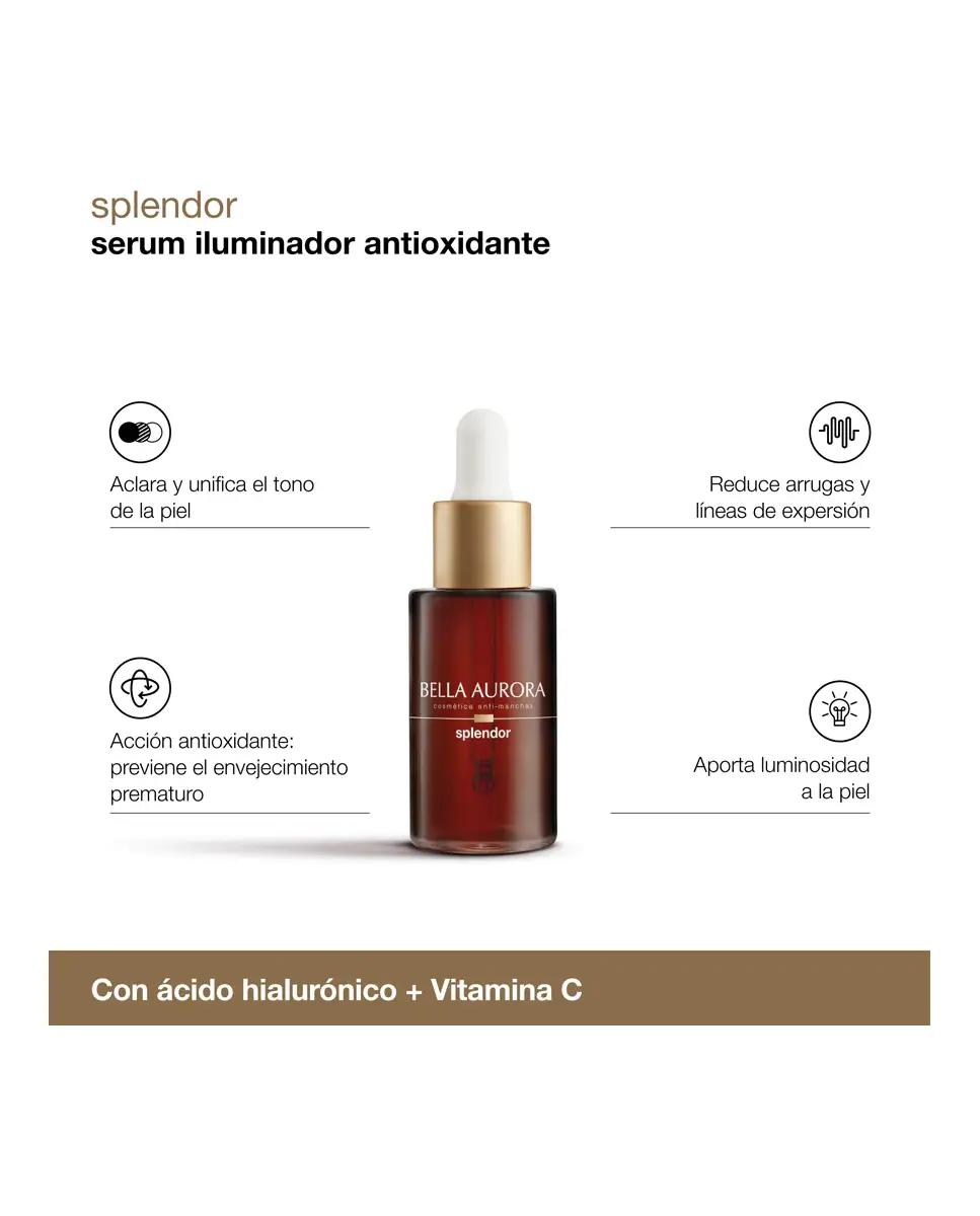 Bella Aurora Splendor Serum Iluminador y Antioxidante