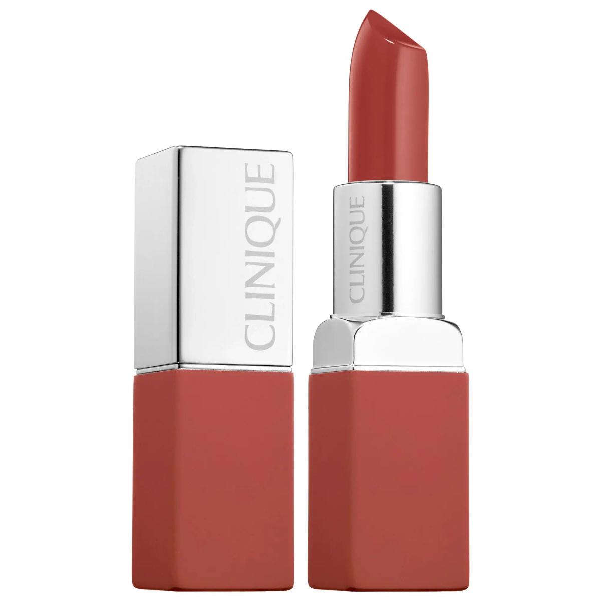 Clinique Pop Matte Lip Colour + Primer Lipstick 01 Blushing Pop Light Pink Nude