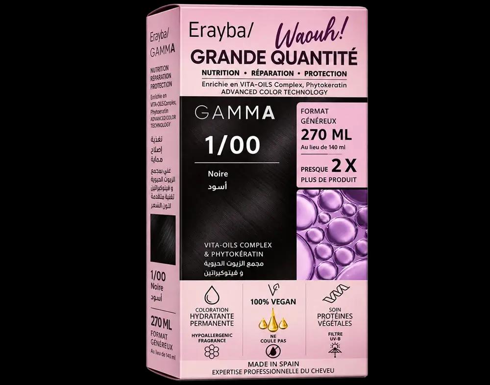 ERAYBA GAMMA NEXT 1/00 NOIR NATUREL 270ML