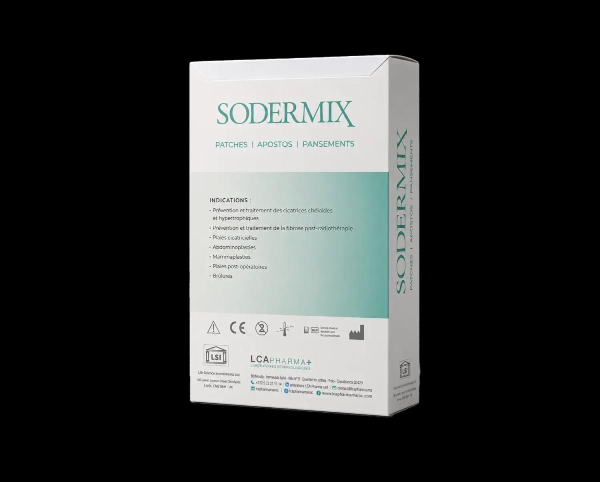 Sodermix Patchs 13 x 21 cm 2 unités