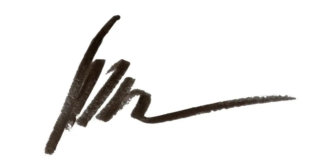 MUA MAKEUP BROW DEFINE EYEBROW PENCIL + BLENDING BRUSH DARK BROWN