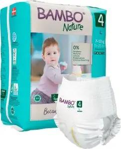 BAMBO NATURE CULOTTE TAILLE 4 7-12KG 20UNITES