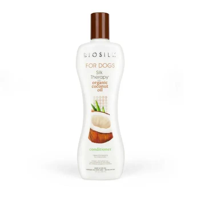 BIOSILK SILK THERAPY ORGANIC COCONUT OIL APRES SHAMPOING HYDRATANT 355 ML